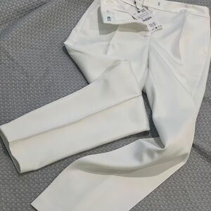 White pants from Zara